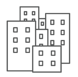 組織のスリム化アイコン